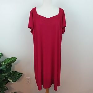 Fashion Bug Red Dress Size 18W